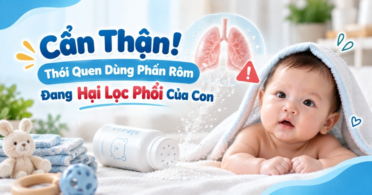 Có Nên Dùng Phấn Rôm Cho Trẻ Sơ Sinh? Những Rủi Ro Mẹ Cần Biết