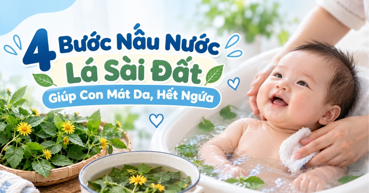 Tắm Lá Sài Đất Cho Bé Sơ Sinh: Bí Quyết Đánh Bay Rôm Sảy, Mát Da