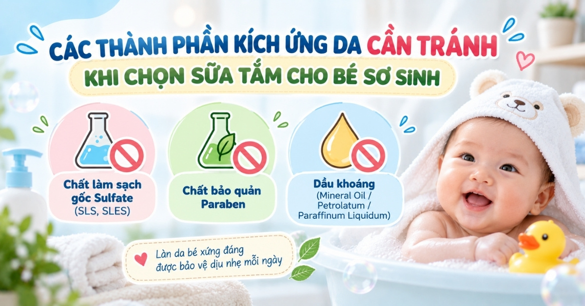 thanh-phan-can-tranh-khi-chon-sua-tam-cho-be-so-sinh